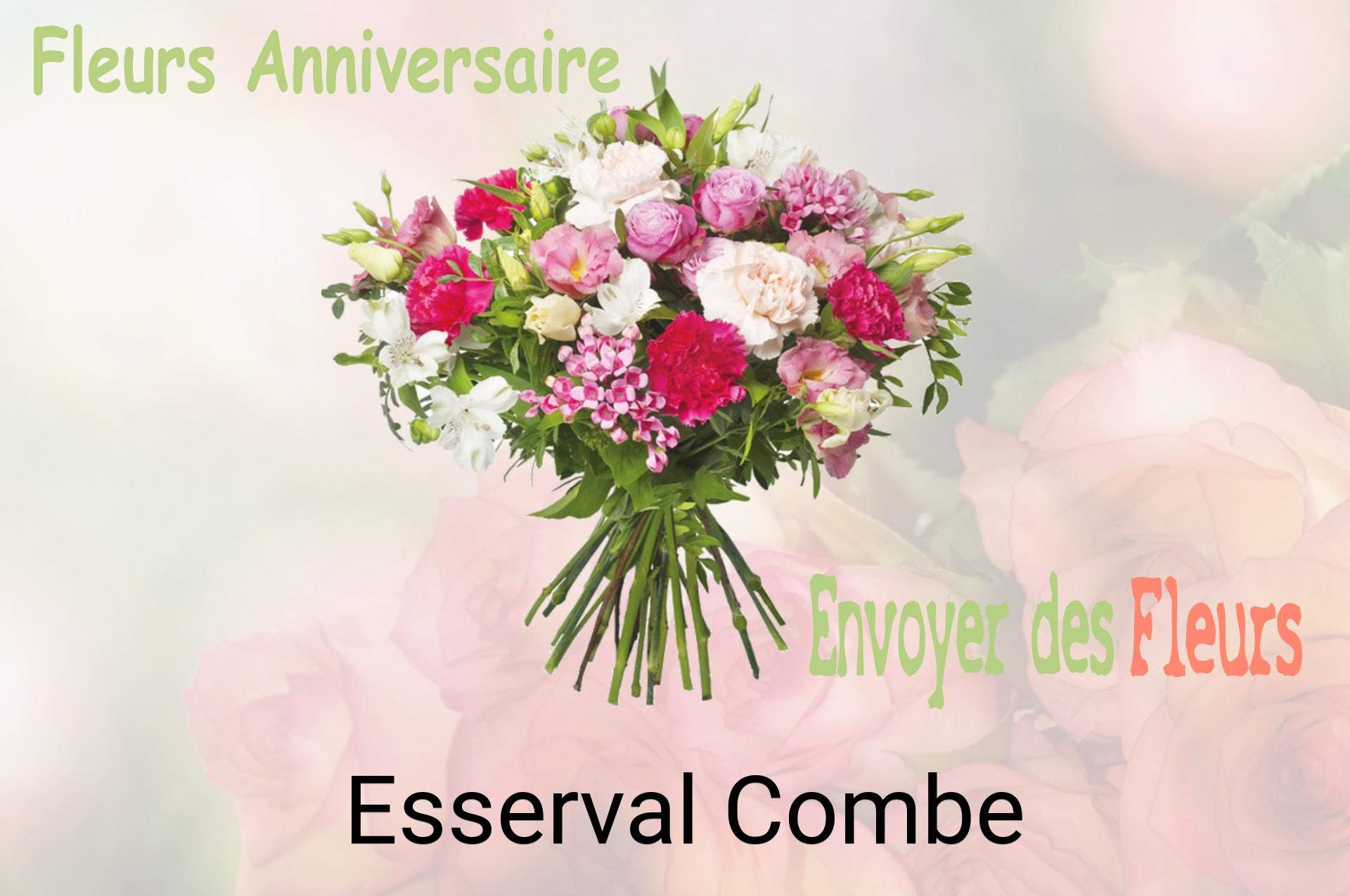 Bouquet de fleurs d’anniversaire livré à Esserval-Combe
